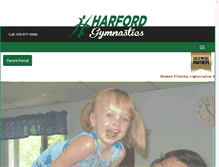 Tablet Screenshot of harfordgymnastics.com